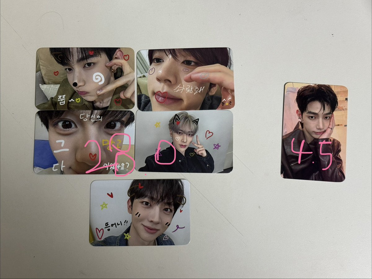 pppp_yangdo's tweet photo. 앤더블 공방 포카 럭드 양도

1 set 28.0
장하오 공방포카 4.5

https://t.co/oVFoB1HxaD

장하오 유승언 김규빈 리키 한유진 앤더블 사녹 포토카드 wts sell https://t.co/wHnwP5yQG3