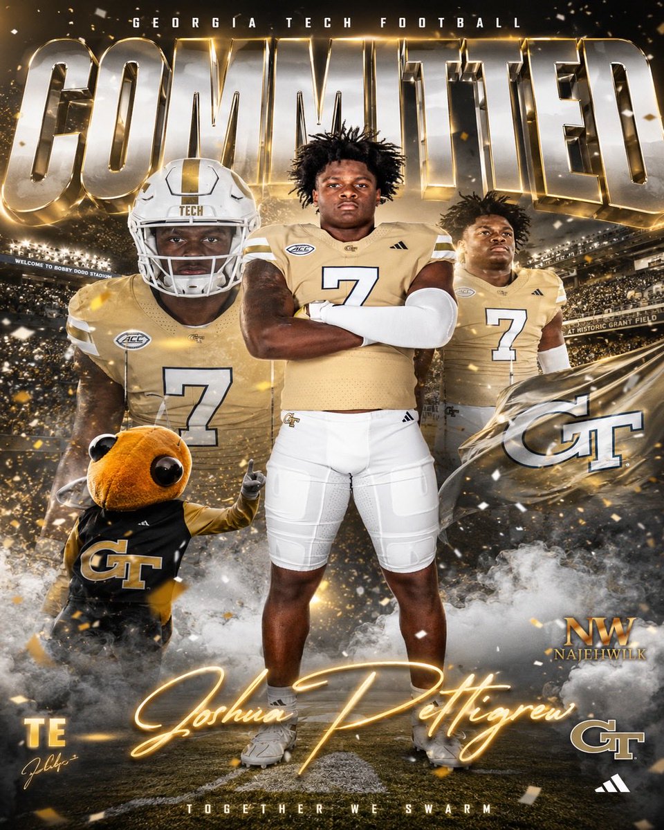najehwilk's tweet photo. Georgia Tech newest commit Joshua Pettigrew https://t.co/jkQXKzDGj9