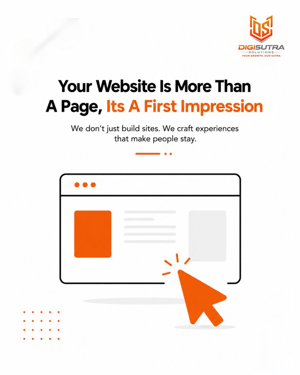 Digisutra__'s tweet photo. 🌐 Your website is your digital first impression.
Make it fast, engaging, and built to convert visitors into customers. 🚀✨
#WebDesign #WebsiteDevelopment #DigitalMarketing #BusinessGrowth #UserExperience #digisutra https://t.co/eCnQGAyL1G