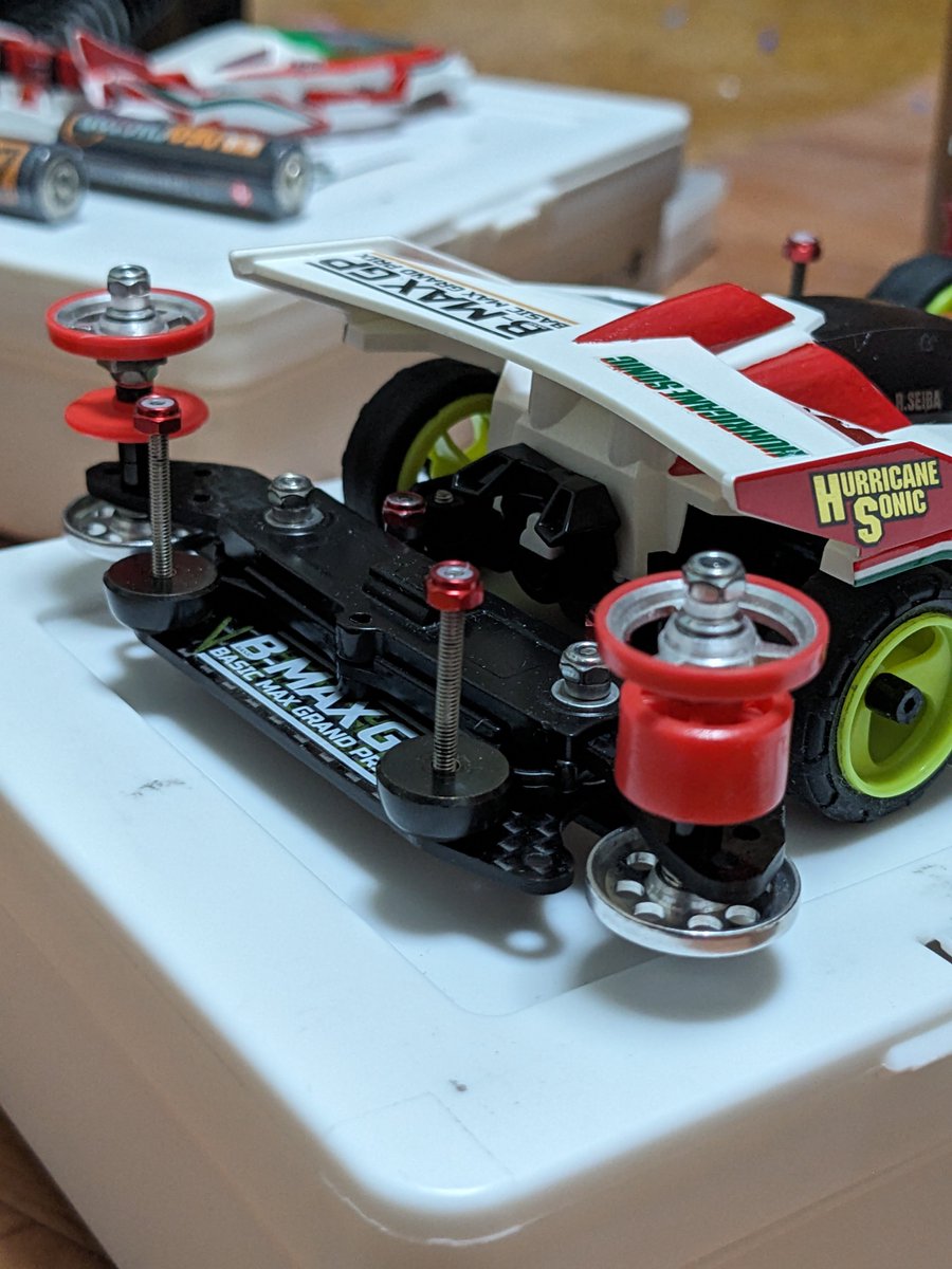 MEハリケーンソニック完成。 #ミニ四駆 #BMAXGP #ストッククラス #NEXSTAGE