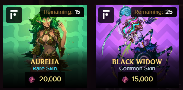 MancerTales's tweet photo. @splinterlands keeps coming with the 🔥
They are releasing stuff for every type of gamer in the ecosystem, including F2P players with these exclusive skins in the Sparks shop. 
Very limited quantities available (just 15 and 25) and the chase is on! https://t.co/3xYkhceOEl