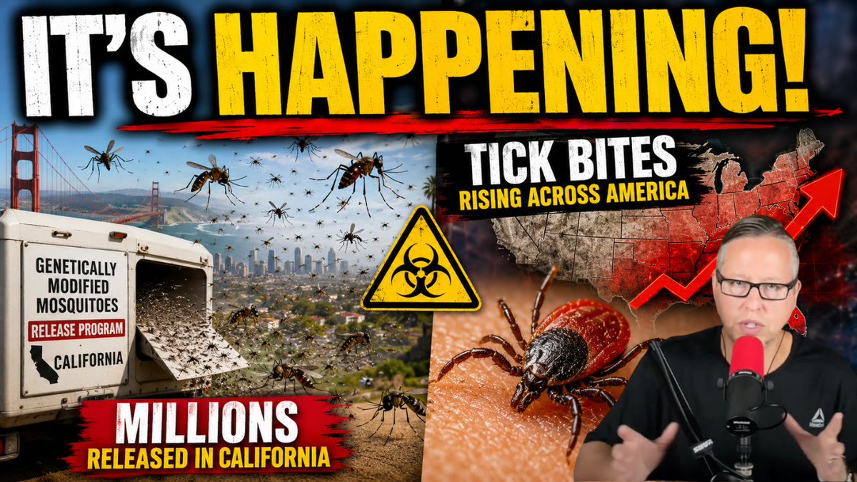 EndTimeHeadline's tweet photo. 🎙 In tonight's 8pm Eastern podcast, we examine the controversial theory that Plum Island Animal Disease Center may have played a role in the origins of Lyme disease and why renewed discussions about bioweapons, disease experimentation, and global health interventions are once again dominating headlines. 

We unpack the long-debated claims surrounding Lyme disease, the growing surge in tick-borne illness, and why emergency room visits tied to tick bites have now reached alarming seasonal highs.

But the story doesn’t stop there. Why are scientists now discussing the release of millions of genetically modified or infected mosquitoes into the wild in the name of disease prevention? 

What are the long-term implications of mankind altering ecosystems and biology in ways never seen before? At the same time, groundbreaking personalized cancer vaccines are showing promise in fighting melanoma, raising major ethical and prophetic questions about the merging of medicine, biotechnology, and the future of humanity.

We’ll also examine the featured video and the broader implications of where science, surveillance, genetic engineering, disease mitigation, and human intervention may ultimately be leading society. Are these advances acts of compassion and innovation — or could they also reveal humanity’s increasing pursuit of control over life itself?

Could these developments echo the warnings of the “days of Noah,” where mankind crossed boundaries it was never meant to cross? Are we witnessing the acceleration of a system that conditions humanity to trust emerging technologies, engineered solutions, and centralized control during times of crisis? #biowepaon #stargate #pestilences 

💥Watch and Subscribe Below:
https://t.co/7JfXh34WB9