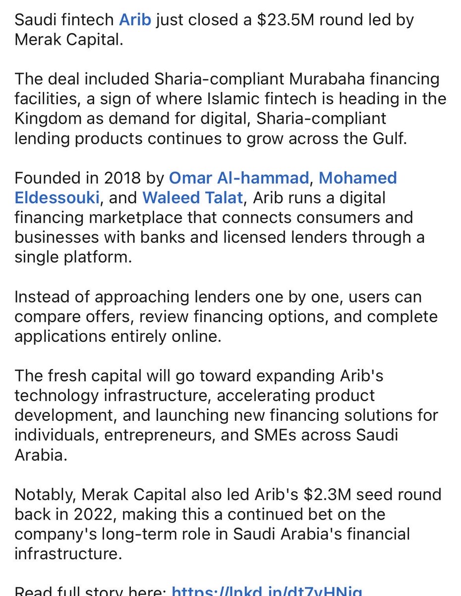SafdarAlam's tweet photo. Another Islamic fintech makes waves!

Of course it’s lending. From Saudi

Of course they do Murabaha

Of course it’s even described as “connecting consumers with lenders”

Apply for your loan “entirely online”

Muslims love Riba and we love those who do it FAST and scale and still have the nerve to call it Shariah Compliant