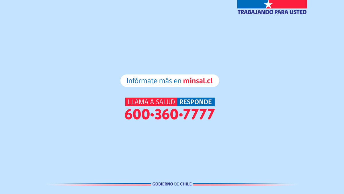 ministeriosalud's tweet photo. Ser del #TeamCuidarnos es protegernos entre todos 💙
Si eres parte de un grupo de riesgo o cuidas a alguien que lo es, este llamado es para ti 🙌
Vacúnate contra la influenza, COVID-19, coqueluche o neumococo si te corresponde.
Y recuerda inmunizar a lactantes contra el Virus Respiratorio Sincicial.
Revisa tu vacunatorio en https://t.co/G7hhsFQIjq o llamando a Salud Responde 600 360 7777.