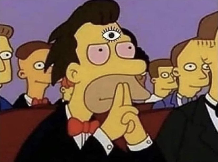 conspiracyb0t's tweet photo. Me watching a show or movie, and focusing on the symbolism and subliminal messages instead of the main plot itself https://t.co/EhtSECHEAn