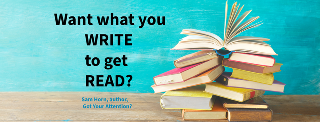 SamHornIntrigue's tweet photo. Want what you write to get read?

https://t.co/QEcLp9GPnN https://t.co/40GCMA0uF4