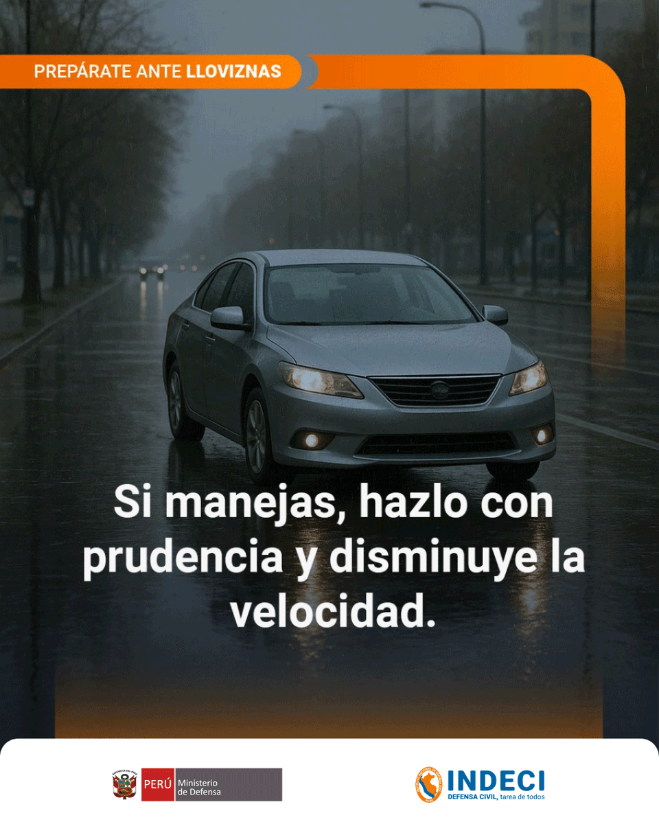 indeciperu's tweet photo. 👉🏼 Sigue estas recomendaciones del #INDECI ante #lloviznas.
🔄 Comparte esta información.

#lloviznas
#Recomendaciones https://t.co/2mg5tRrXbu