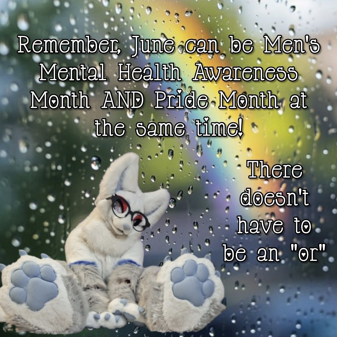 marie_anarchy's tweet photo. Men experience mental health issues and it's important to bring awareness to this!

But, if you're only discussing it while other people discuss pride month, then you may give others the impression that you don't care about men's mental health and want to undermine Pride Month 🧵 https://t.co/fzUxgCo8oR