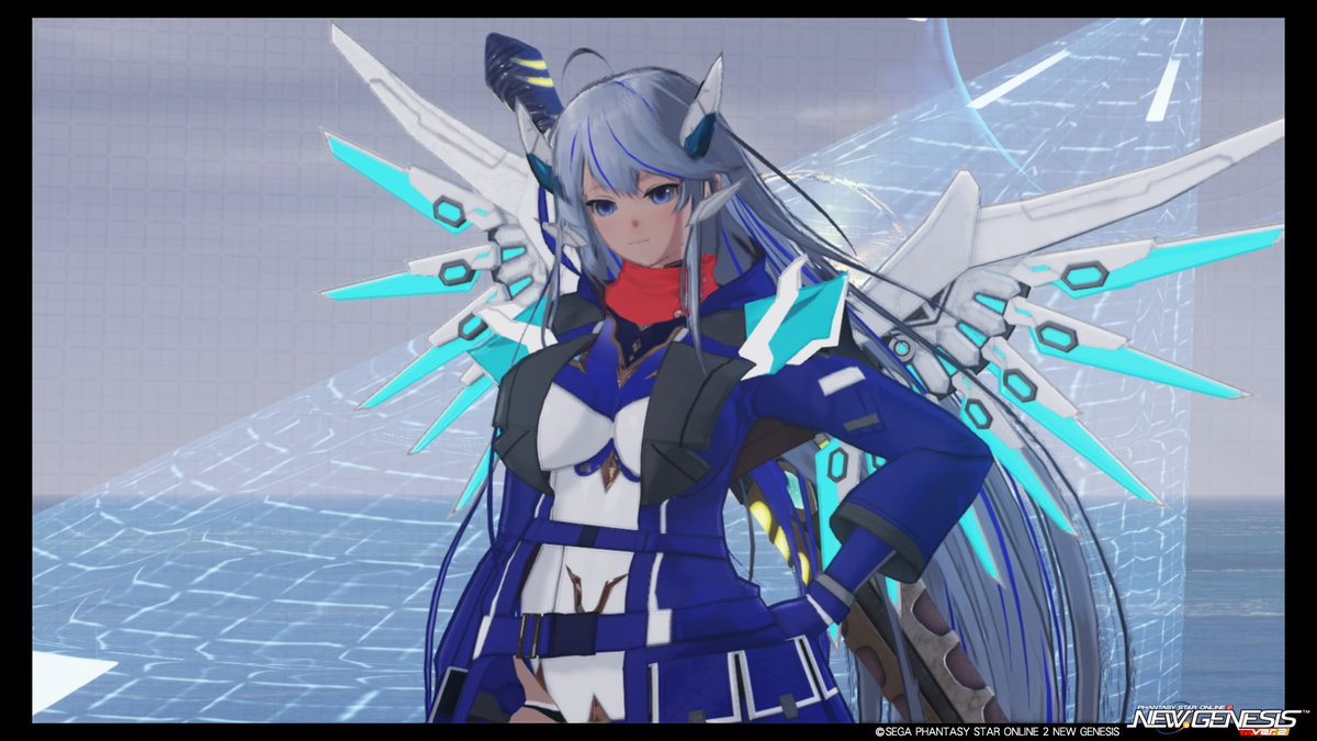 Colt_thousand's tweet photo. おはようございます。
アプデが来るので
イラストでお馴染みのグレースが
ゲームだとどうなっているか公開しました。
コスは既存コスで作ったジェネリックN-ヴァルギリスです。
#PSO2NGS  
#PSO2NGS_SS
#メンテの日なのでssを貼る https://t.co/e0jJoHrVJl