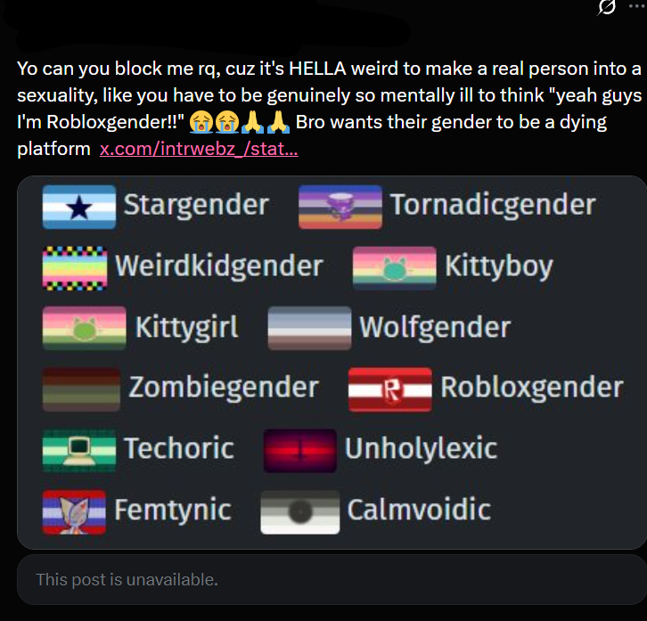 suurfwaxmerica's tweet photo. pride month starts and theres already people bitching about microlabels and calling everybody who uses them mentally ill #killeverybody https://t.co/GDM1vWxl84