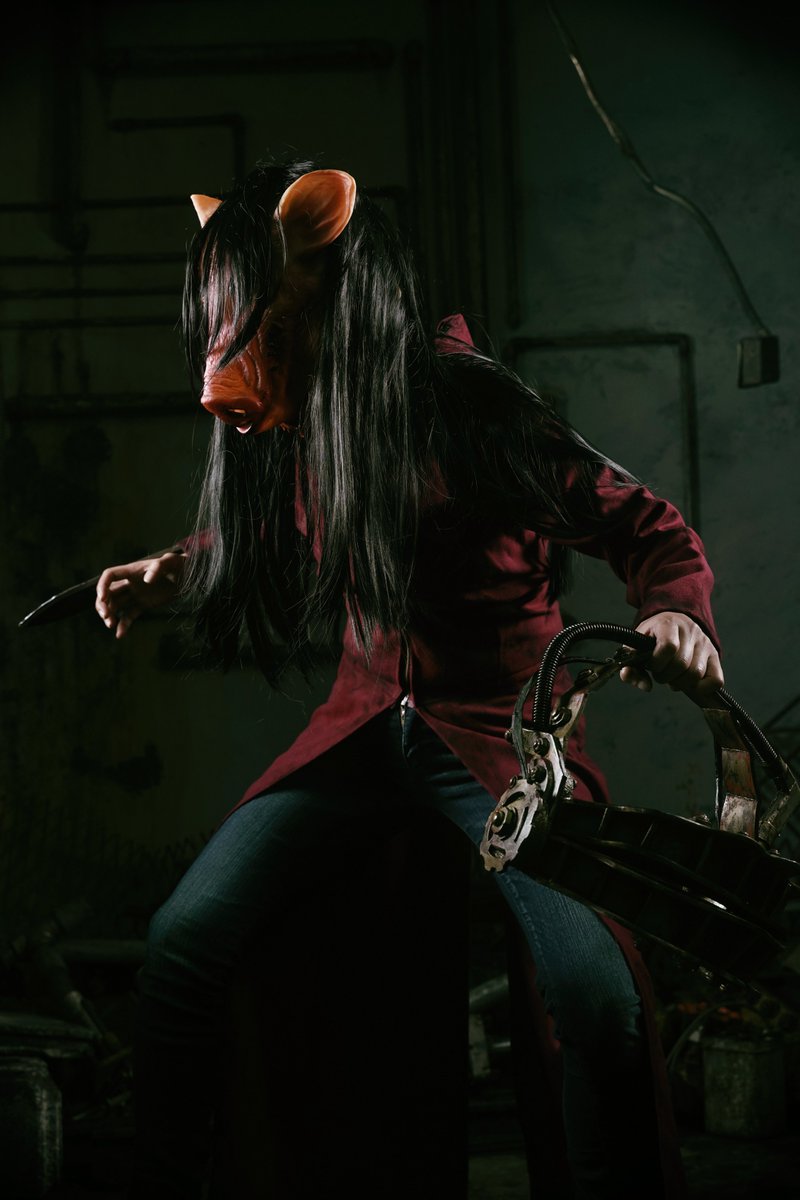 juvenilis's tweet photo. 【DEAD BY DAYLIGHT】

The Pig/Amanda Young：蜜也

Studio/スタジオWith(@CosplayWith)
Camera→たなかさん(@with2_tanaka)

#DbD #DeadbyDaylight 
#DbDコスプレ
#dbdfunart https://t.co/Vzih3Dgp8c