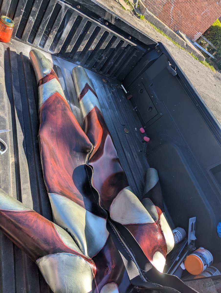 BoatsCanFly's tweet photo. I wish the red pigment I ordered was a little more saturated because this stuff takes several days to dry and I need to do multiple coats to get any sort of coverage https://t.co/xxm7FCvZ2d