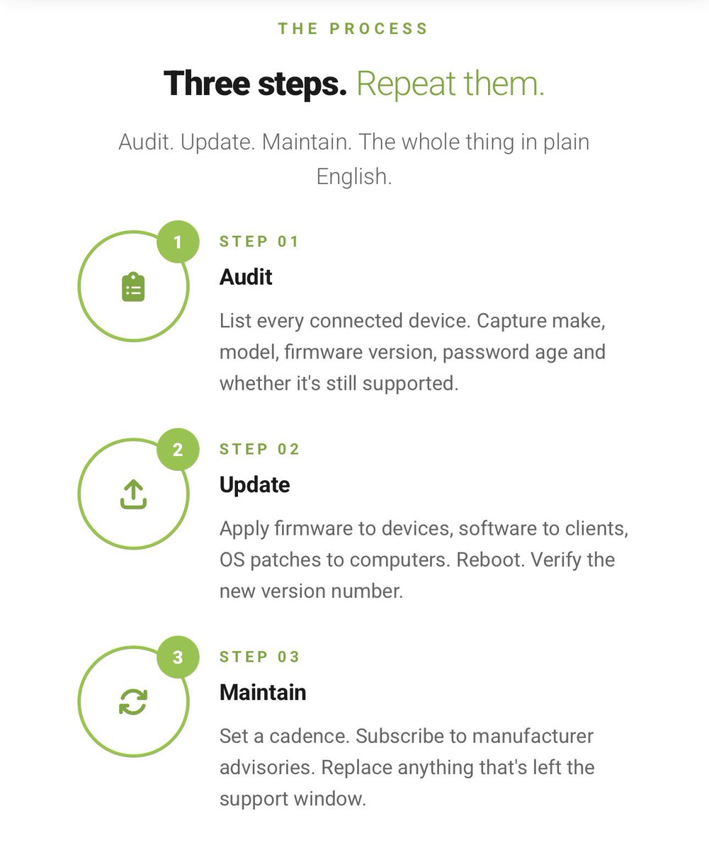 ertechUK's tweet photo. Your security system is only as strong as its last update.

CCTV, alarms and access control are not “fit and forget”. Outdated firmware, end-of-life products and ignored manufacturer notices can become serious liabilities.
Follow our critical updates here

https://t.co/P9fZHC7fLc https://t.co/a0zcvWyLsE