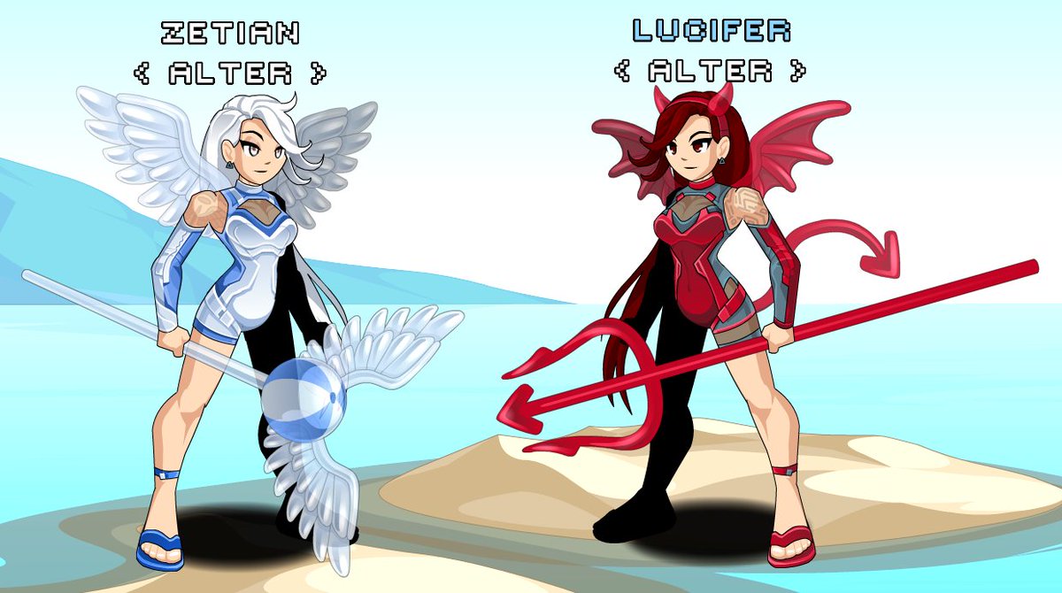 Datenshi6699's tweet photo. 🏖️Summer Has Return🏖️
Summer seasonal maps are now accessible
Some important things worth to get!
 
1. Burning Sword of Doom [Daily]
/lavarockbay &amp; talk to Anina

2. Draco Knight Class
Seasonal shop in /eventhub

3. Angel &amp; Demon Wetsuit [MUST TO GET🥹]
Merge Shop in /summerbreak https://t.co/WUdR6uJkfW