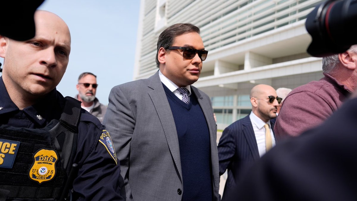 OppoDrop's tweet photo. 🚨 Just months after Trump commuted George Santos' prison sentence, the DOJ is investigating him again.

Santos manipulated a Kalshi market on his State of the Union attendance, announcing he'd go, betting thousands that he wouldn't, then posting that he couldn't make it. https://t.co/QaHahKhV6N