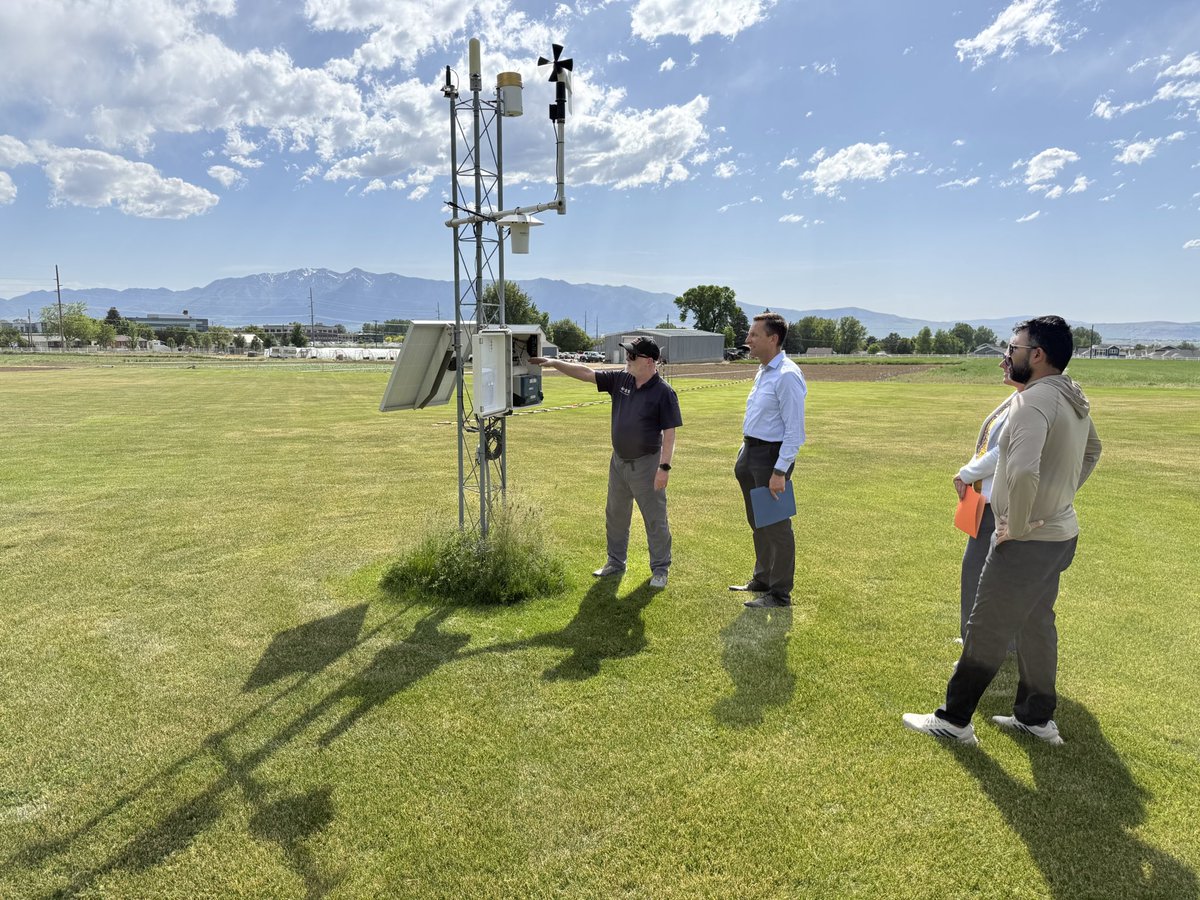USUPres's tweet photo. Recently took a tour of #USU's many locations that are part of the Utah Agricultural Experiment Station. Really incredible seeing the reach our ag programs have across the valley and the state, and even more impressive to see the impact these stations have on everyday living! https://t.co/67wah1m7YX