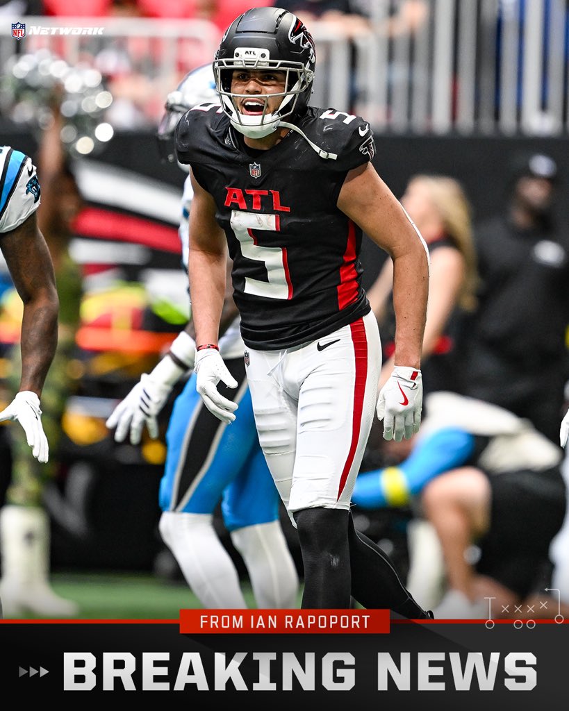 RapSheet's tweet photo. The #Falcons and star WR Drake London have agreed to terms on a massive new contract extension, as he gets a four-year deal, sources say. 

Atlanta’s former first-rounder has been a priority and now paid in a deal done by Andrew Kessler of @AthletesFirst. https://t.co/AaVMVwdwPW