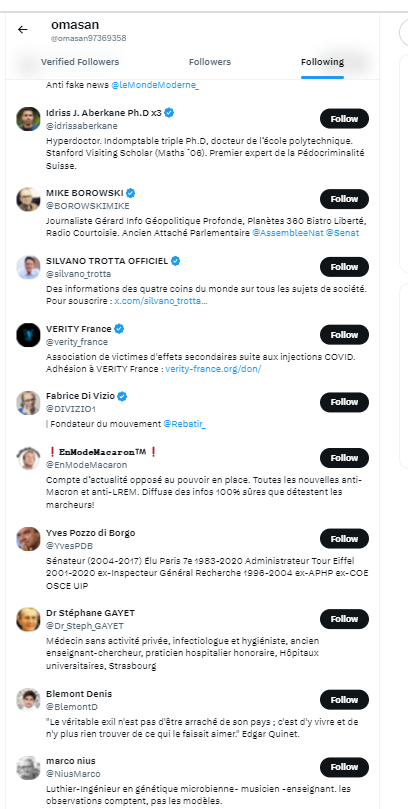 Jloth3's tweet photo. @fkersten1 @AlbLeVert La totale : Avec la phrase fétiche qui va si bien avec  la following list 😻 
merci @omasan97369358 😀https://t.co/rzIHPxlj8i https://t.co/EmZM9HcAnr