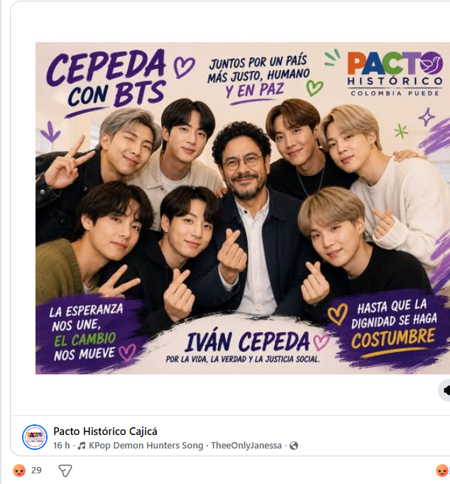 Alejand34782784's tweet photo. @jinkookalien Y que esperabas? si desde el inicio se dijo que Army no se metería en política 
No uses el nombre BTS para política a muchas no nos gusta https://t.co/Ymv0k6WW00
