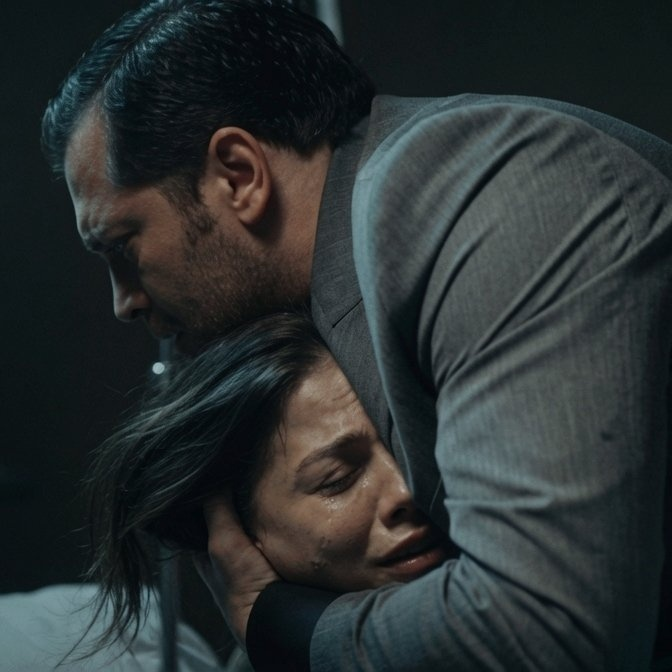 Oliiivia8's tweet photo. He always offers her his chest so she can cry safely. 😔 https://t.co/4k4PSYS01L