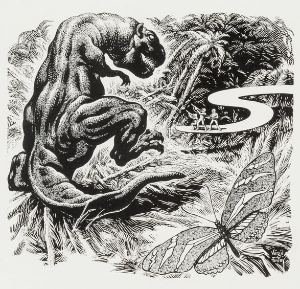 fabiaschi's tweet photo. art by Virgil Finlay. https://t.co/6UzmRXIAfU