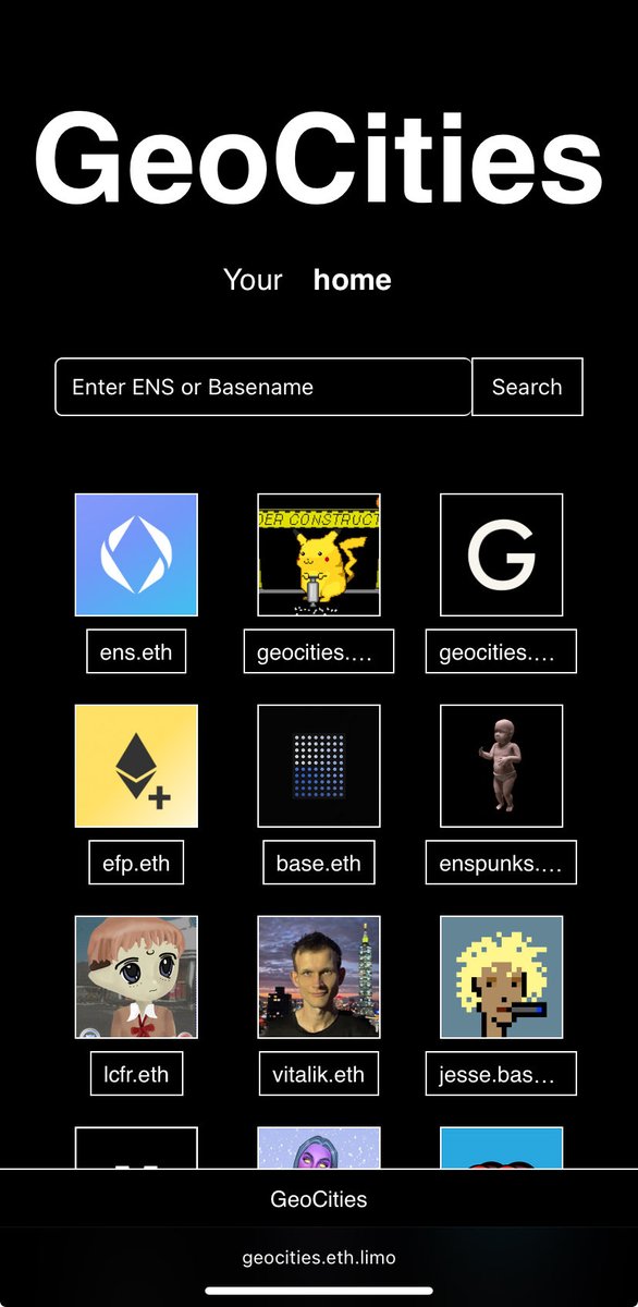 GeoCities_eth's tweet photo. @rish_neynar DM if you’d like to wire the first check to the new GeoCities, we are the trademark registration using an ENS name.  Or maybe you’d be interested in owning the GeoCities brand/IP portfolio. https://t.co/ld8UoMqAo1