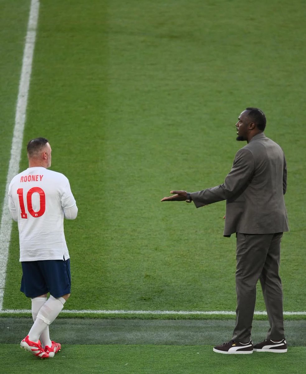 questimes's tweet photo. Jamaican sprint legend Usain Bolt has saluted the entire Soccer Aid team after this year’s charity match raised an impressive £16.4 million for UNICEF.

Bolt, who served as one of the team’s coaches, thanked everyone involved in making the event a success, celebrating both the fundraising achievement and the impact it will have on children around the world.