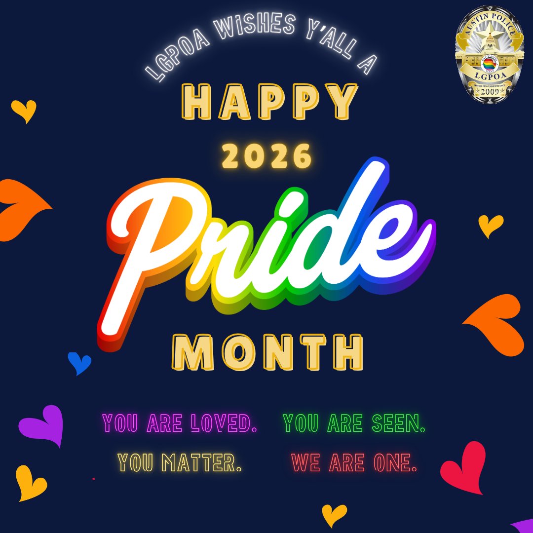 LGPOA_Austin's tweet photo. Happy Pride, Y'all! https://t.co/Te2L7iaxJQ