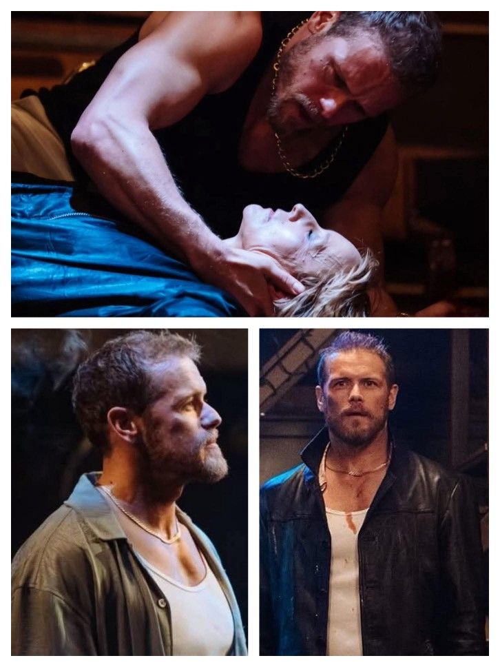 point_blank1959's tweet photo. The Scottish Play as a story of the Glasgow gangs in the 1970s told in the Bard's words at #theotherplace #theRSC in Stradford-upon-Avon. Sam Heughan and Lia Williams as King and Lady Macbeth. Oct-Dec 2025. https://t.co/nnpndvdpa0