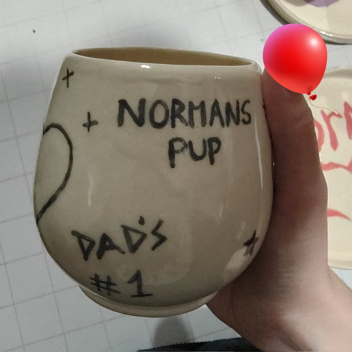 trace_failed's tweet photo. MY MUG IS FINALLY DONEE, although it's kinda chopped, cringe n has some flaws...I still lov it bc it's based on dada <33 https://t.co/BLFalSgwrp