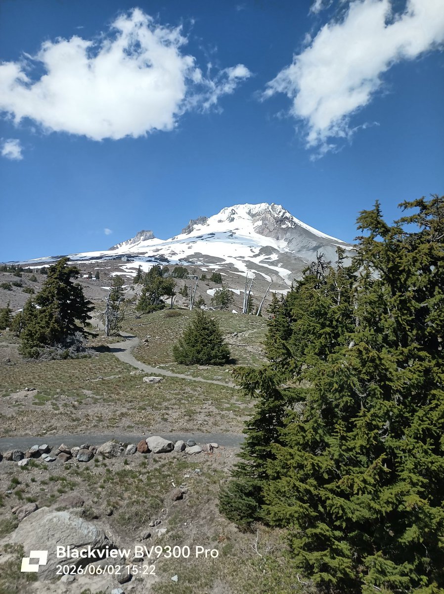 David11359148's tweet photo. It appears I'm having a beer on the slopes of a volcano. #MtHood https://t.co/a52JKabNWJ