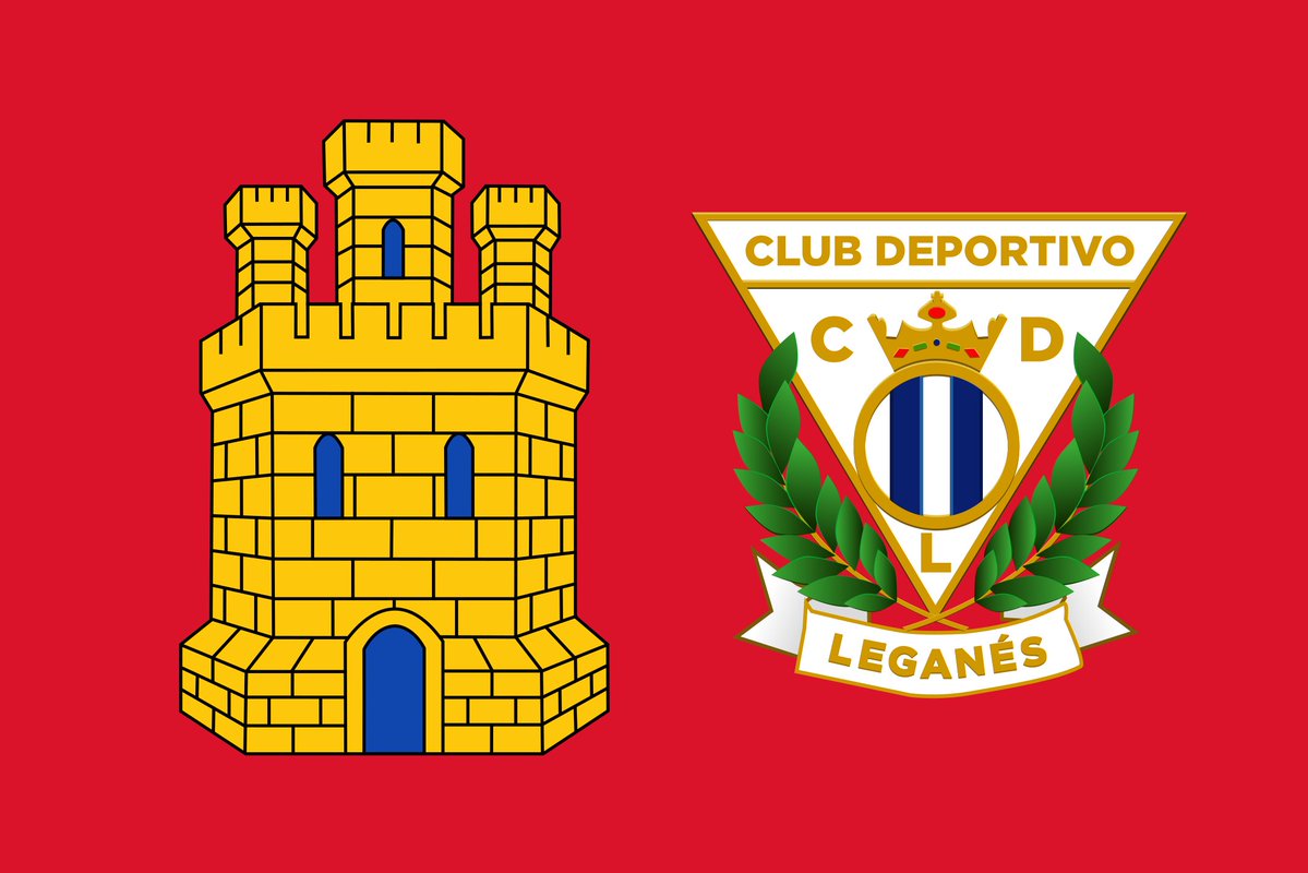 franchismus's tweet photo. Banderas castellanas con el escudo de varios equipos de fútbol de Castilla la Nueva.

⚽️ Real Madrid Club de Fútbol.
⚽️ Club Atlético de Madrid
⚽️ Getafe Club de Fútbol.
⚽️ Club Deportivo Leganés. https://t.co/Q0kUOq4Nav