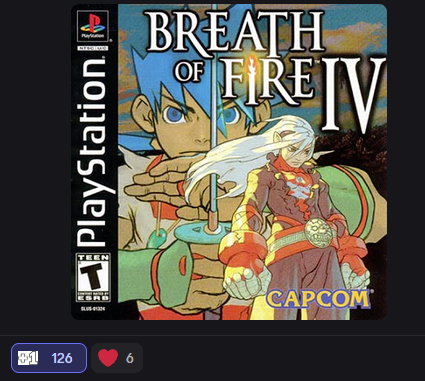 BreathofFire_'s tweet photo. With Onimusha: Dawn of Dreams getting a PS2 Classic re-release on PS4/PS5 via @ImplicitConv, let's see where votes for the @PlayStation Breath of Fire games stand!

III: 163
IV: 126
DQ: 108

Help vote these games up by joining their Discord &amp; hitting the +1 emoji on these games! https://t.co/ZmAmDeCLyD