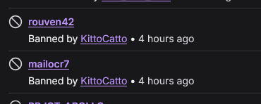 KittoCattoVT's tweet photo. Had these 2 came into stream TTS'ing the N word today. 
So a reminder to Vtubers and streamers that if you have a form of TTS like Monster TTS on stream make sure to have some easy way to manage it if something like this happens to you. https://t.co/pBgfV8JeeE