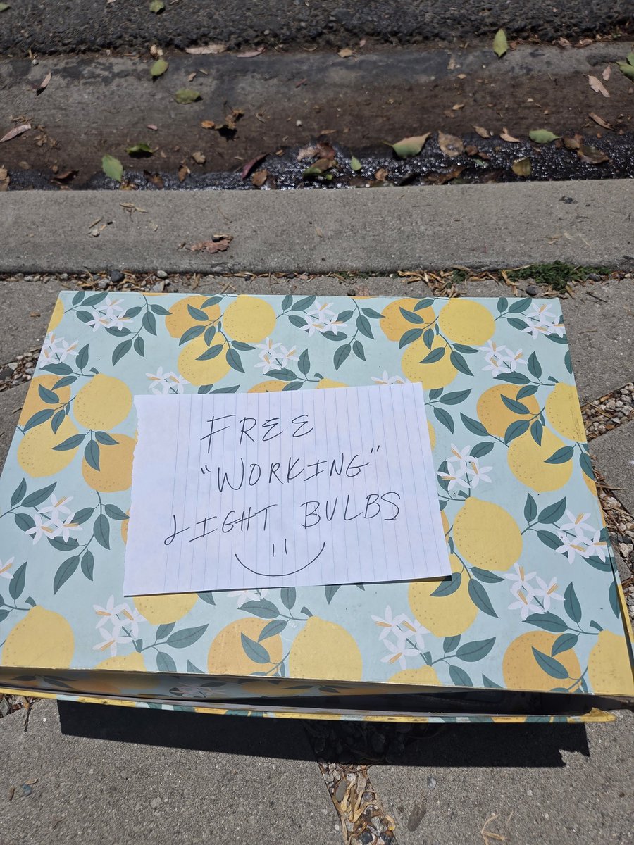 AlexanderHorab's tweet photo. I know damn well this is a box full of haunted light bulbs. https://t.co/hG48g31frx