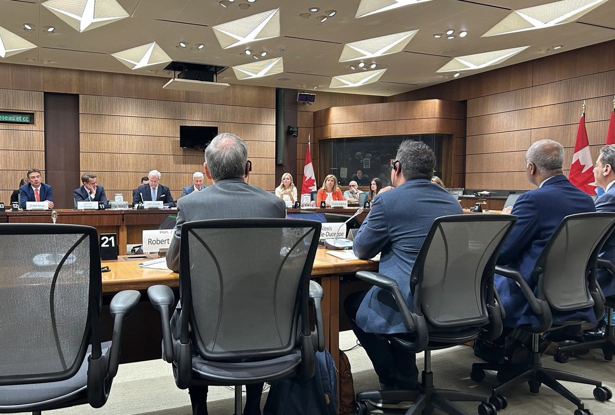Rob_Oliphant's tweet photo. From providing refuge to the Luxembourg Royal Family during WWII to welcoming the country’s first resident Ambassador to Canada last year, our two countries have steadily strengthened our bilateral relations over the last 8 decades. 

As one of the largest European sources of foreign direct investment to Canada, and the first EU country to ratify our free trade agreement, Luxembourg stands as a strong economic partner to Canada. 

Pleased to welcome the President of the Luxembourg Chamber of Deputies, @ClaudeWiseler, and a parliamentary delegation to Canada on their first official parliamentary visit.
