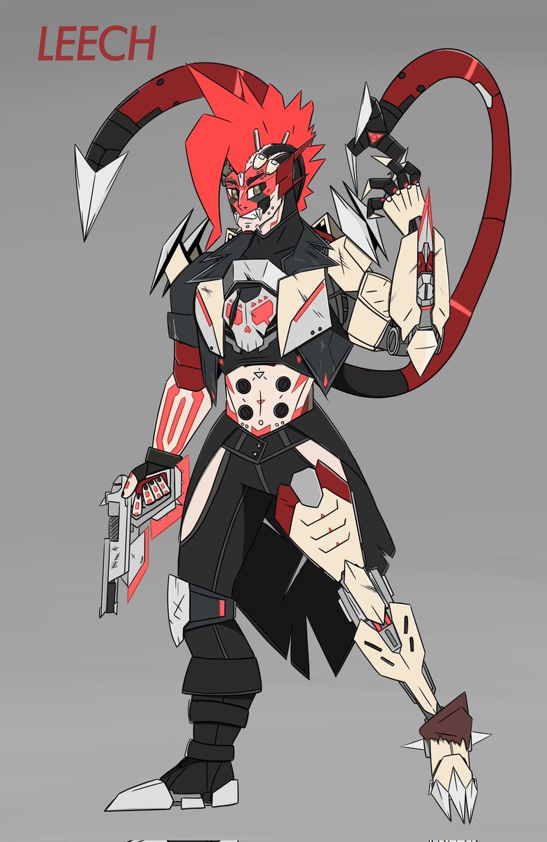 OmegaRedArts1's tweet photo. Leech 2026 design!

#overwatch #OverwatchOC #leechmaker #characterdesign #Overwatch2 https://t.co/P8jebHaOqp