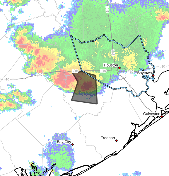 ReadyHarris's tweet photo. NEW FROM @NWSHouston | Severe Thunderstorm Warning for western parts of Harris County until 6 PM. 
.
⚠️ Threat - 60 mph wind gusts and quarter-size hail
.
Visit https://t.co/1t55yAW89f for more info. 
#TXWX #HouWX #SevereWX https://t.co/LCprpghBdR