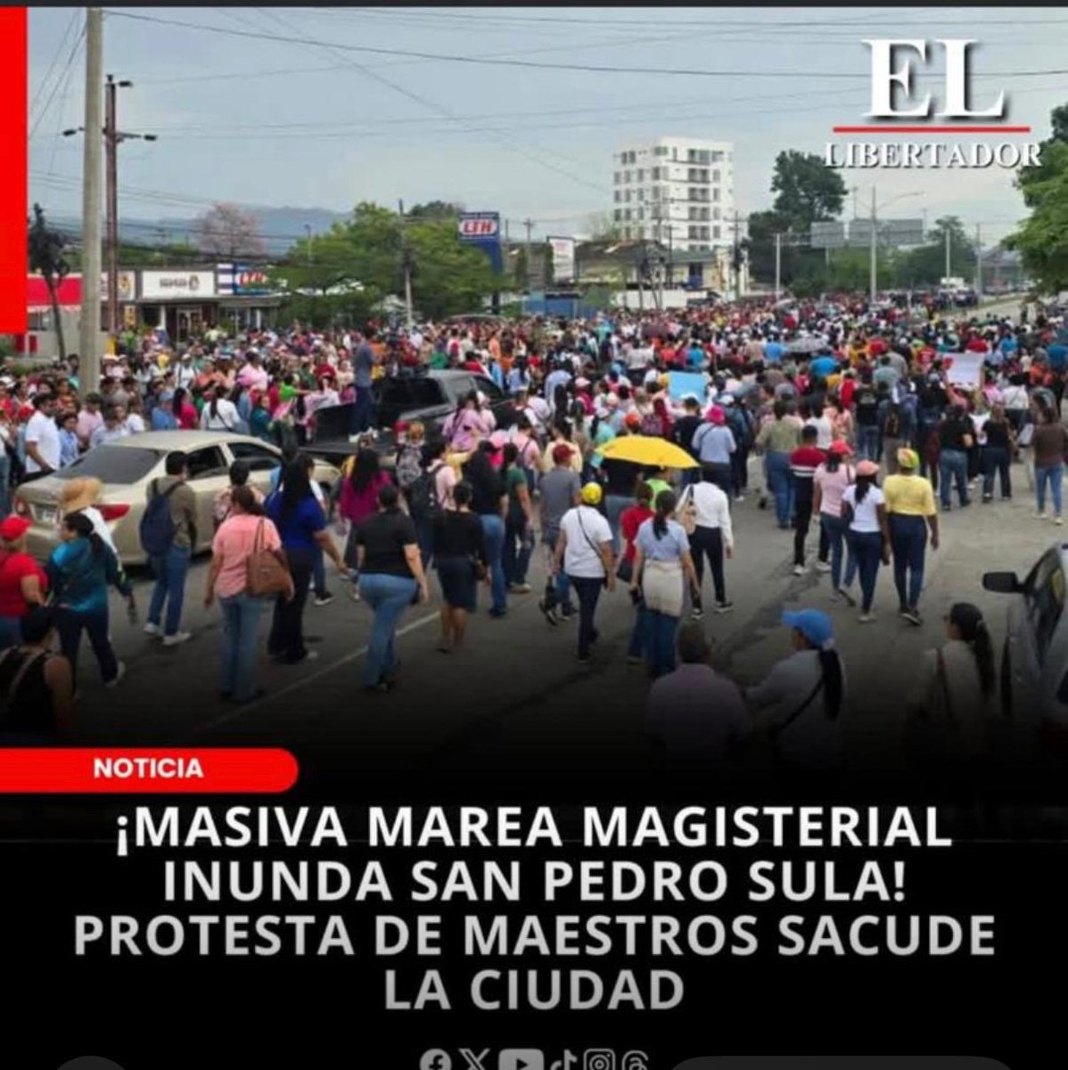 brenda_vascas's tweet photo. La Presidenta Xiomara Castro priorizó el Sector Educación, no solo en mejorar la infraestructura escolar, sino tambien dignificando al magisterio. Hoy la racha no respeta los derechos de los maestros, por eso están en las calles luchando por lo que les corresponde. Seguimos 💪🇭🇳 https://t.co/hMI5kLdMqx