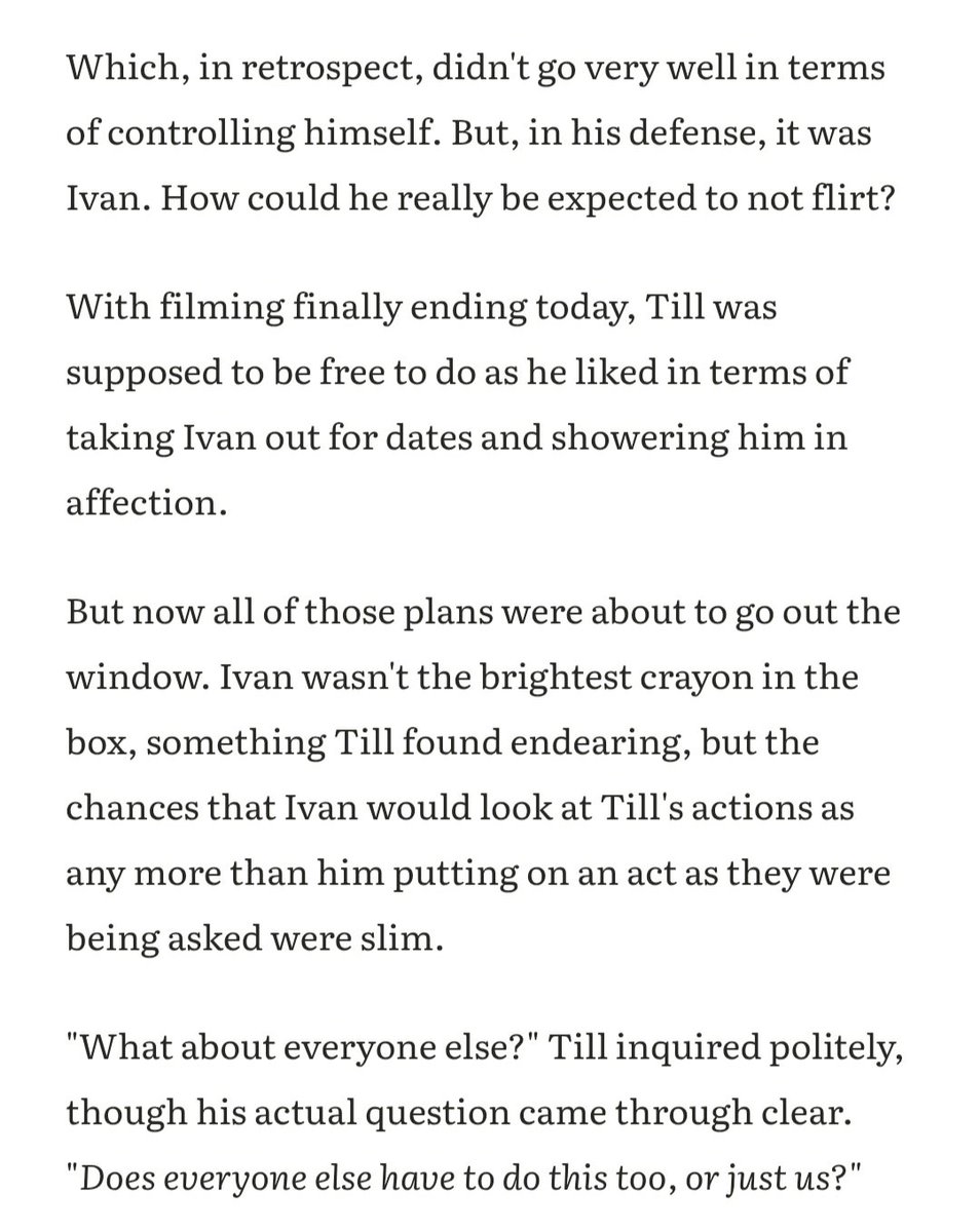 spht1s's tweet photo. [#TiivWeek2026 #tiiv #tillivan #tillvan] 
day three - actor au / fake dating

collab with @AnakitoArt !! 

tags of some sort; getting together, ivan is kinda stupid, mutually (un)requited, kissing attempt sabotaged by glasses

[4/16] https://t.co/8ZNOLxIJul