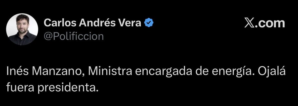 DanielGranjaEc's tweet photo. Recuerden que estos “voceros” tenían el descaro de posicionar a Inés Manzano como presidenta de la República. ¡Así como lo leen!

Ninguna de sus “predicciones” han sido buenas para el país. Al contrario, el perjuicio económico de Manzano en la peor crisis energética del Ecuador nos costó $7.500 millones de dólares en las industrias productivas. 

Sin olvidar, el perjuicio por más de $100 millones de dólares que Progen nos robó a cambio de chatarra. ¡Memoria 🇪🇨!