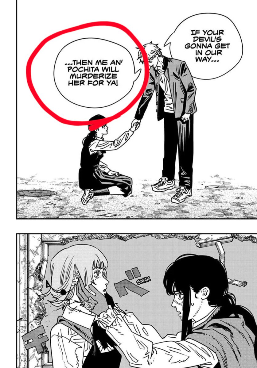 CAASSAAC's tweet photo. @AsheConstella @denjilovesgurls Friendly reminder that denji saw asa blow her own brains off by how scared she was of yoru, said  how she has no control of her own body and yet denji disregarded all of that, and his promise, for sex. he never cared about her consent, not even considering her existance at all. https://t.co/VMwpaadPk2