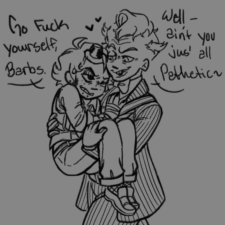 FoolsThrone's tweet photo. Here's a buncha Ratty n Barbi - or RatTrap as my friend calls them LOL

#Outlast #TheOutlastTrials #FrancoBarbi #ReagentOC #Reagent1023 #RatTrap https://t.co/B1gr6spbqV