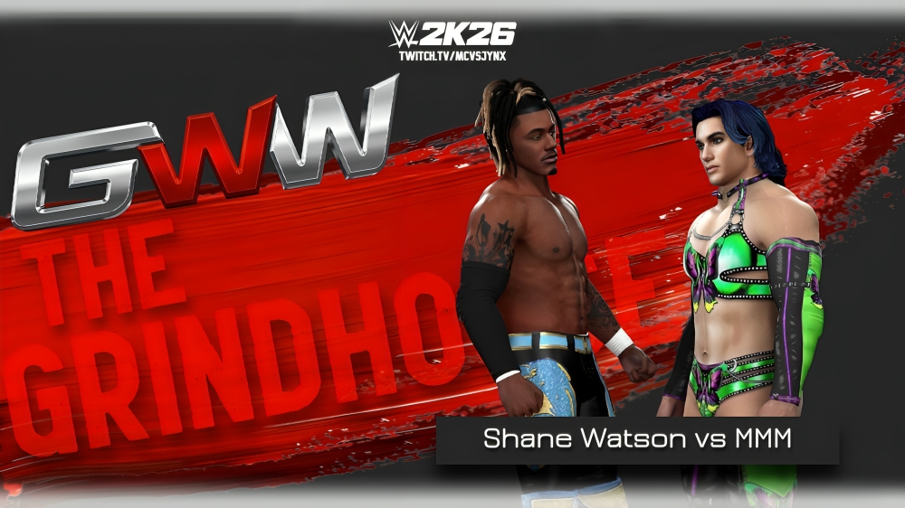 GWWisYOU's tweet photo. LIVE TONIGHT IN #TheGrindhouse @ 9pm EST  

Jim defends the Eminence Mayhem title‼️
Stephen Black addresses the CCP incident‼️
Triple M takes on Shane Watson‼️
Ivy Wells addresses her future post Onslaught‼️

+ MORE GREAT GWW ACTION!

#WWE2K26

Only live @ https://t.co/zQ2nFc9naP https://t.co/iJrOHLNnMj