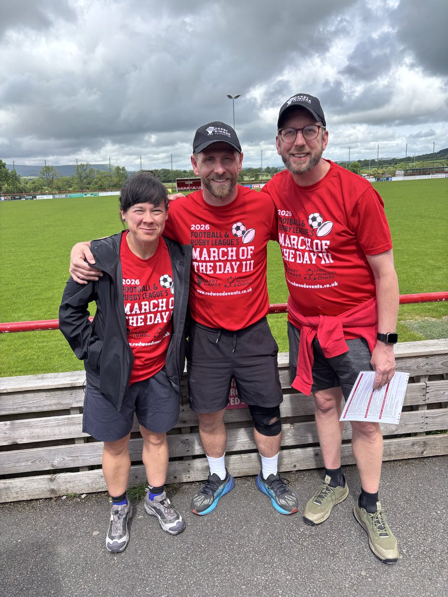 Redsmail's tweet photo. March of the Day III visits @pnefc @LongridgeTownFC and @Rovers 

£97,500 pledged to date for @DarbyRimmerMND &amp; @LDShospcharity 

And the core team has been joined but many of the staff from @BurnleyOfficial to walk to @ASFCofficial then Turf Moor https://t.co/8N3dX3P23J