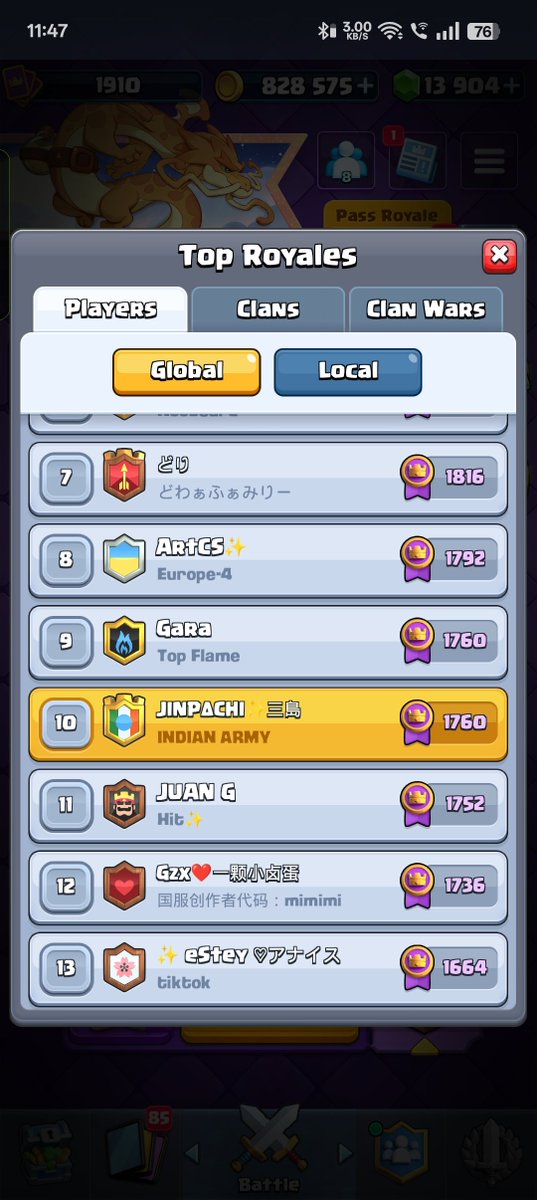DIVINE9891's tweet photo. Top 10 global 😋😋 https://t.co/syGMnLc7xD