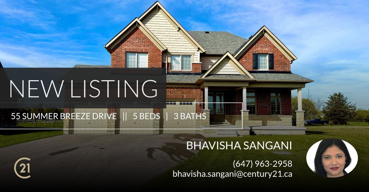 RealtorBhavisha's tweet photo. 📍 New Listing 📍 Take a look at this fantastic new property that just hit the market located at 55 Summer Breeze Drive in Prince Edward County. Reach out here or at (647) 963-2958 for more information!

Listed by Uthayan Marka... https://t.co/xzMTxEQchR https://t.co/wGw0zBcUNP
