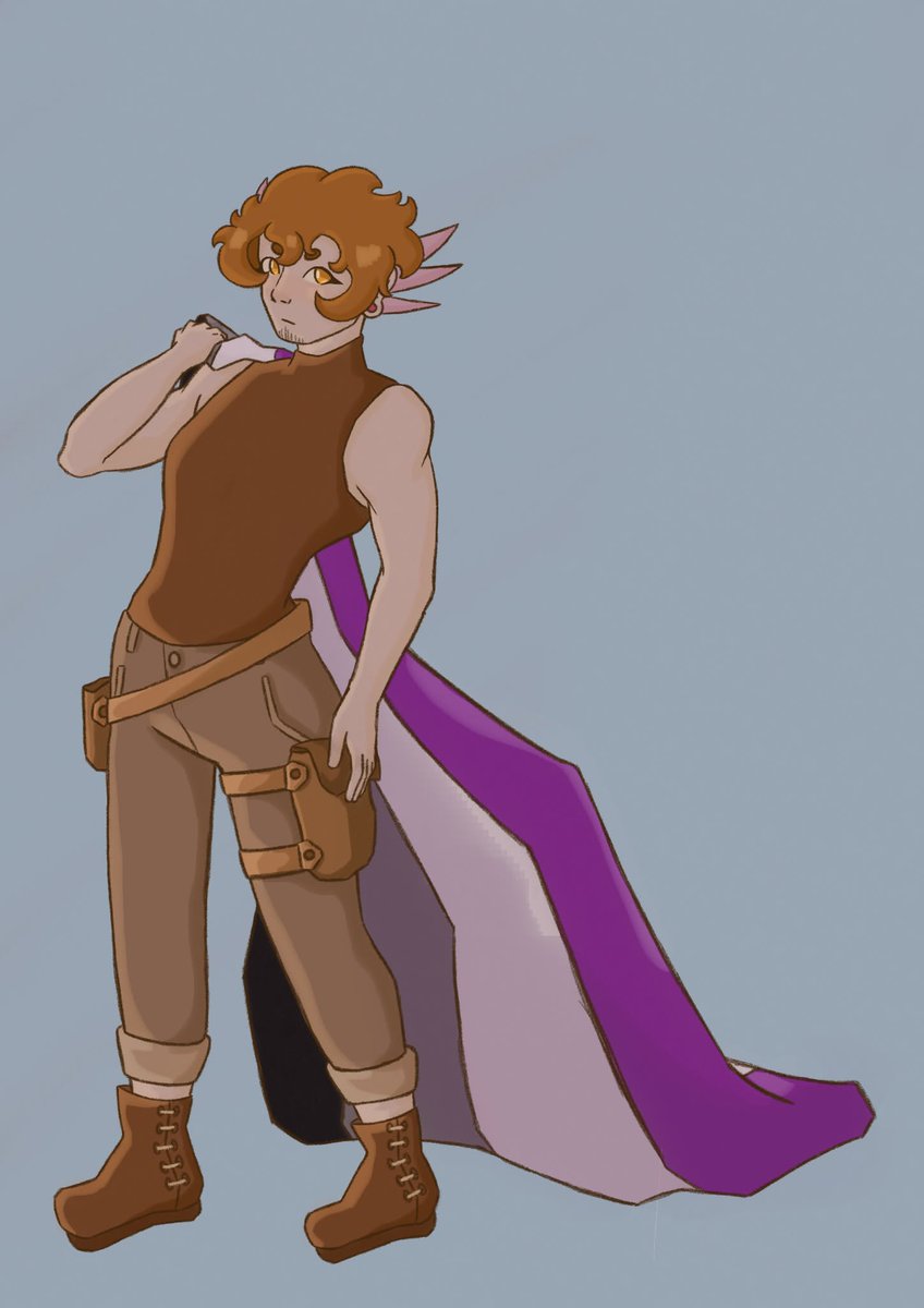 Ax0ulotl's tweet photo. Happy Pride Month to everyone 🧡

#pridemonth #asexual https://t.co/WoAOOaqHgM