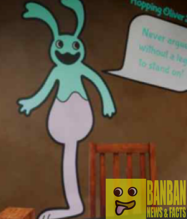 RealBanbans's tweet photo. ⚠️LEAKED Character From Upcoming Garten Of Banban Game Last Ticket To The Abyss 🐰🦵

The Discord Message Has Since Been Deleted. 🗑️ https://t.co/MygbpaUlTD