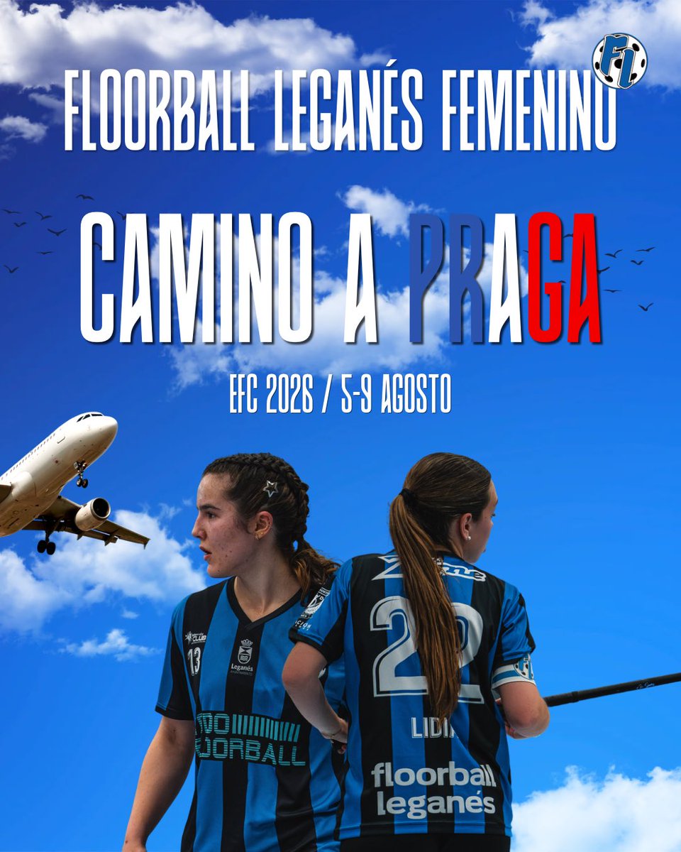 floorball_Lega's tweet photo. El nombre de Floorball Leganés seguirá presente por Europa un año más 💙

Tras alzarnos con el Campeonato de España Femenino 25/26, las nuestras estarán en la EFC de Praga entre el 5 y el 9 de agosto de este mismo año. https://t.co/sgVhGPutTb